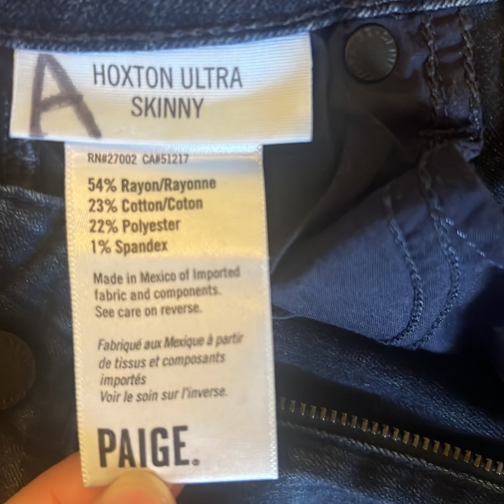 Dark PAIGE jeans (Skinny) - Picture 3 of 6